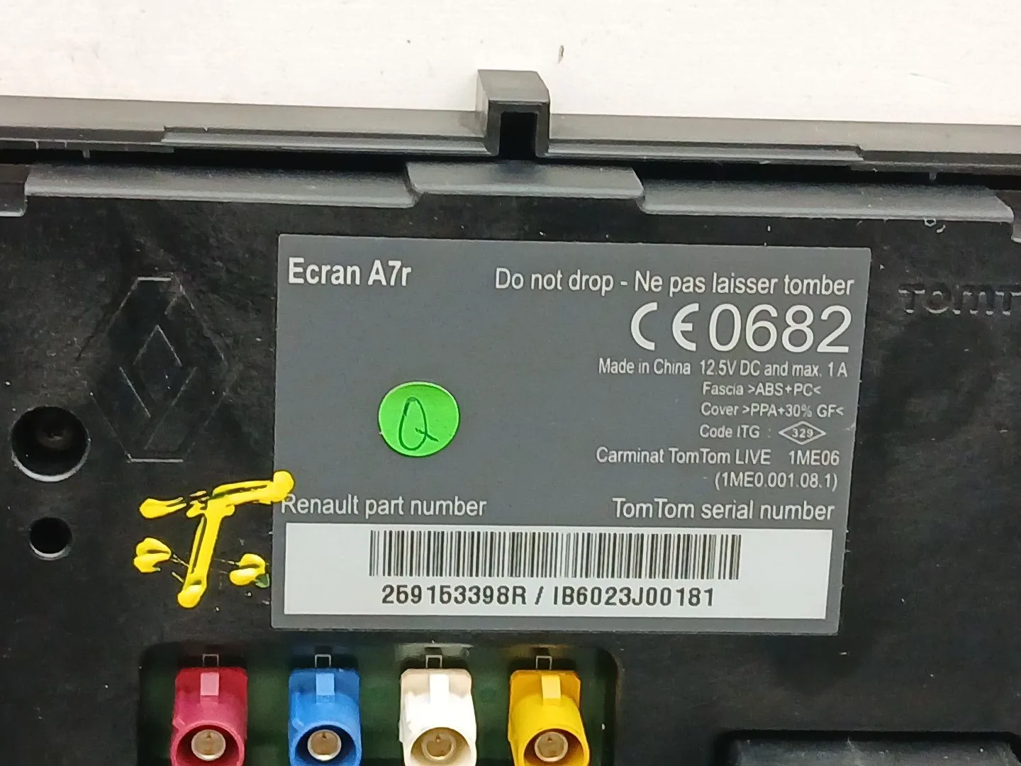 Pantalla Multifuncion para Renault Scenic Iii