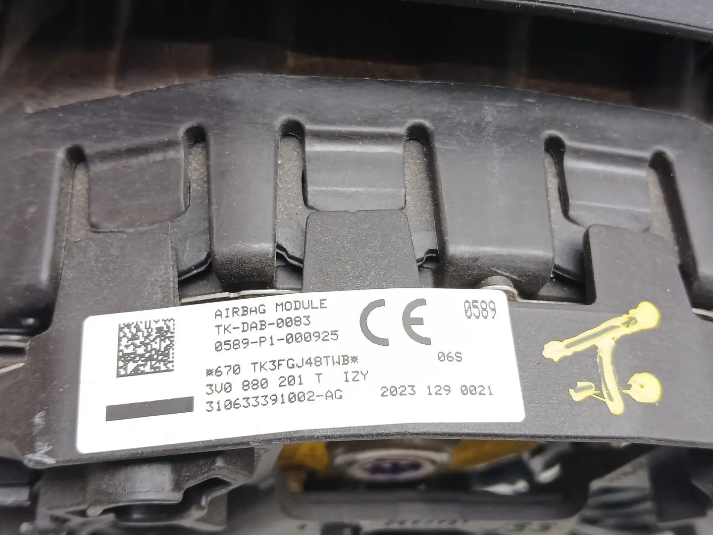 Kit Airbag para Skoda Superb (3V3)