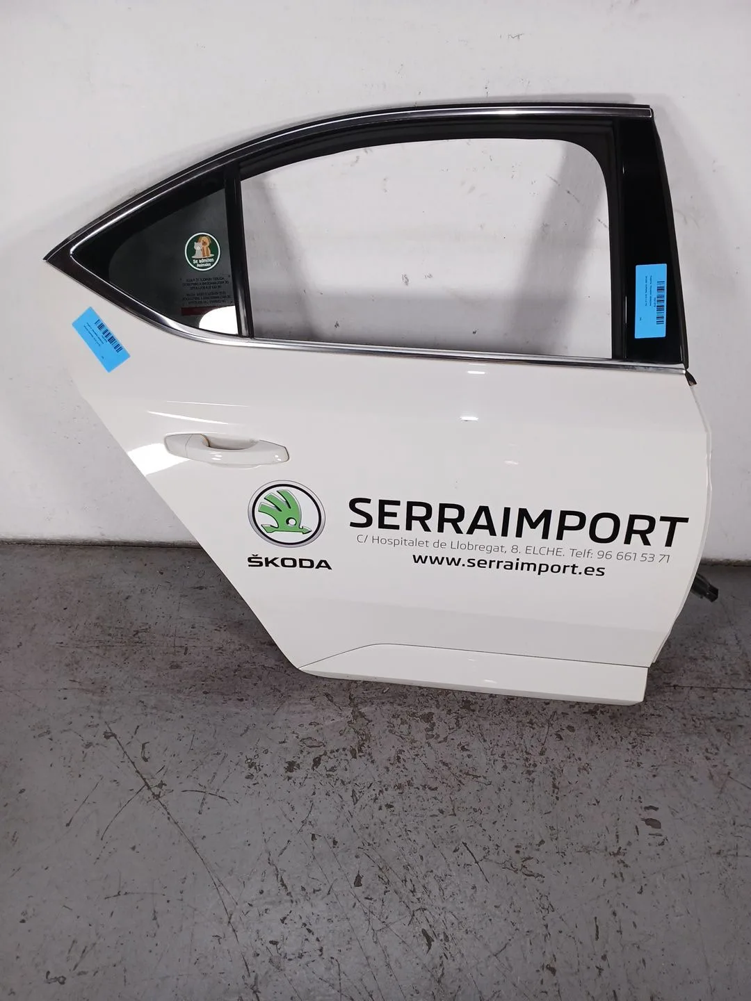 Puerta Trasera Derecha para Skoda Superb (3V3)