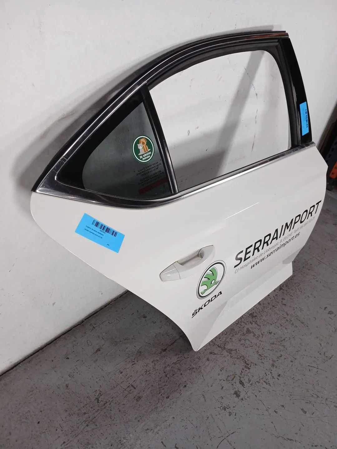 Puerta Trasera Derecha para Skoda Superb (3V3)