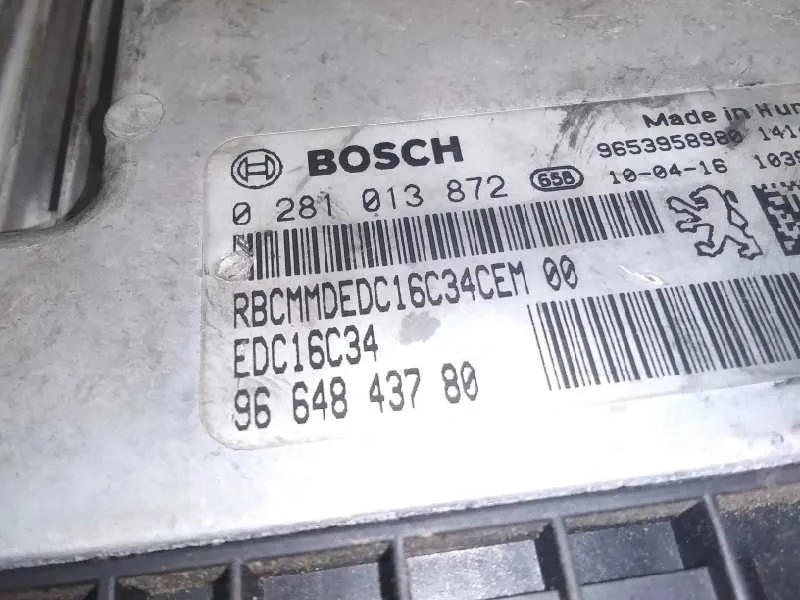 Centralita Motor Uce para Citroën C4 Berlina