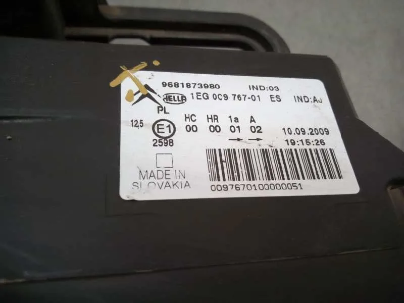 Faro Izquierdo para Citroën C3 Picasso