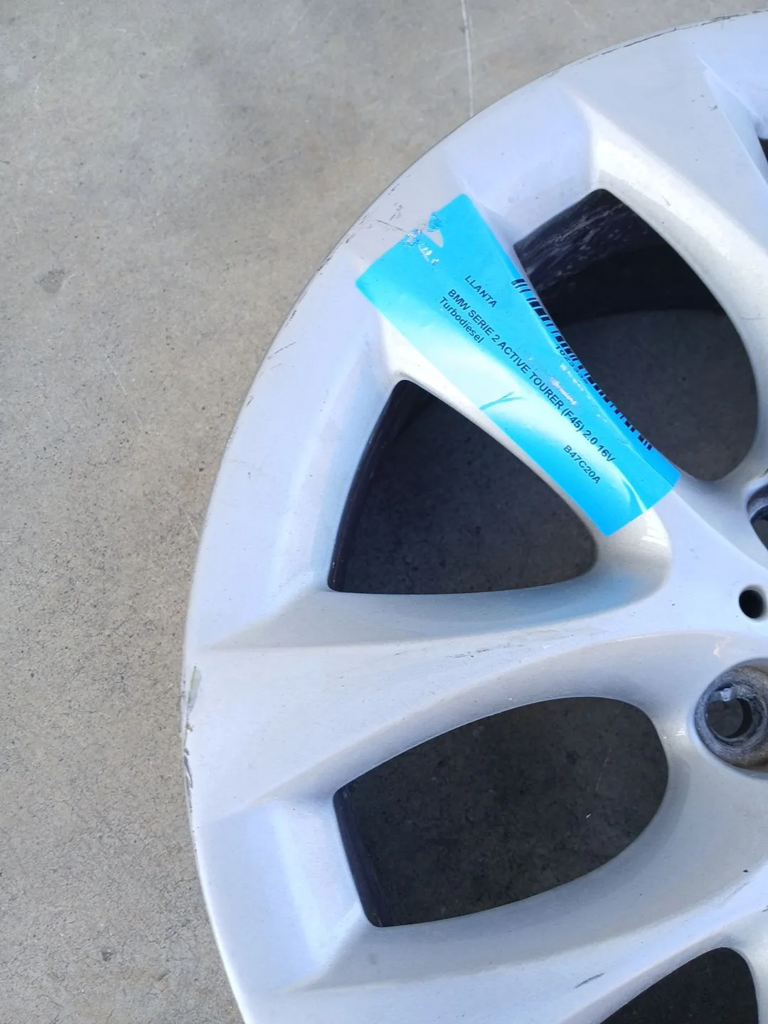 Llanta para Bmw Serie 2 Active Tourer (F45)