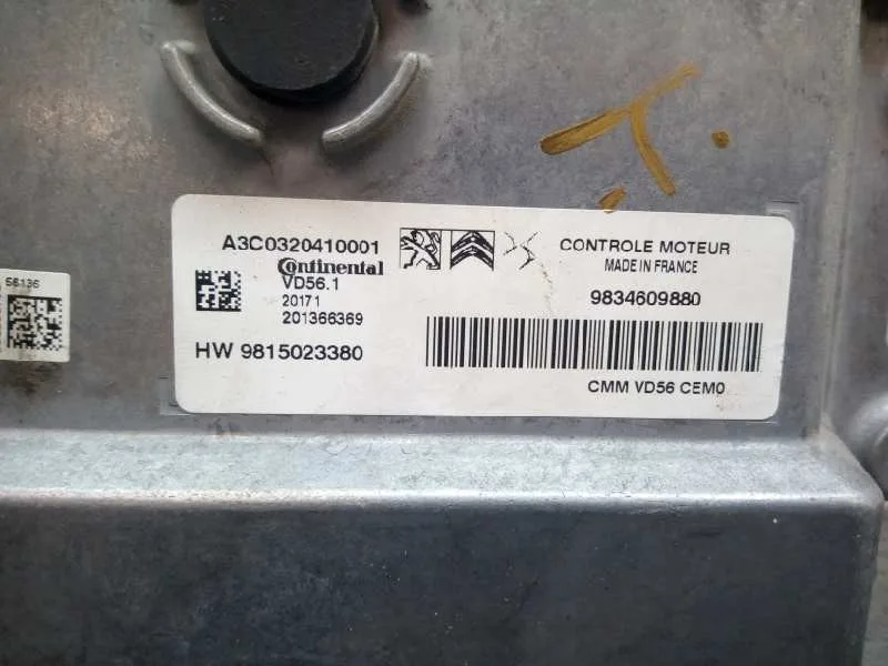 Centralita Motor Uce para Opel Corsa F
