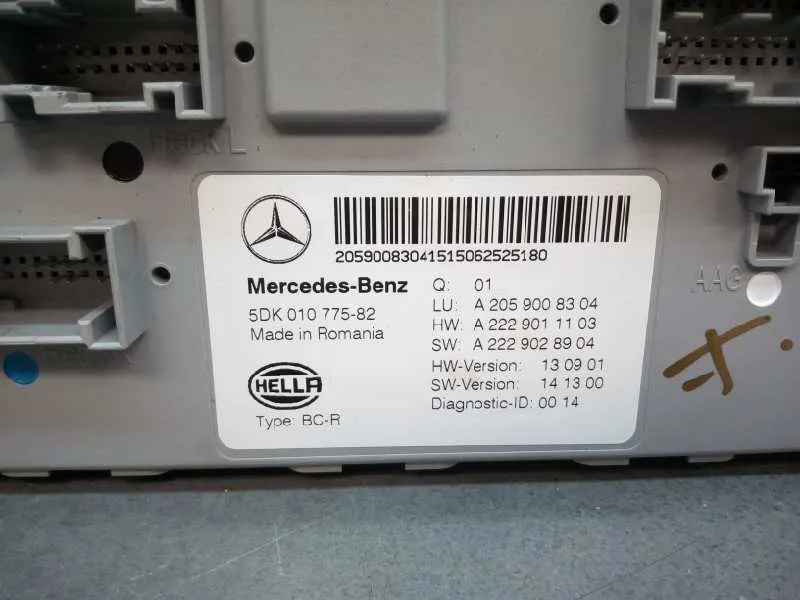 Modulo Electronico para Mercedes-Benz Clase C W205 C200 Bluetec