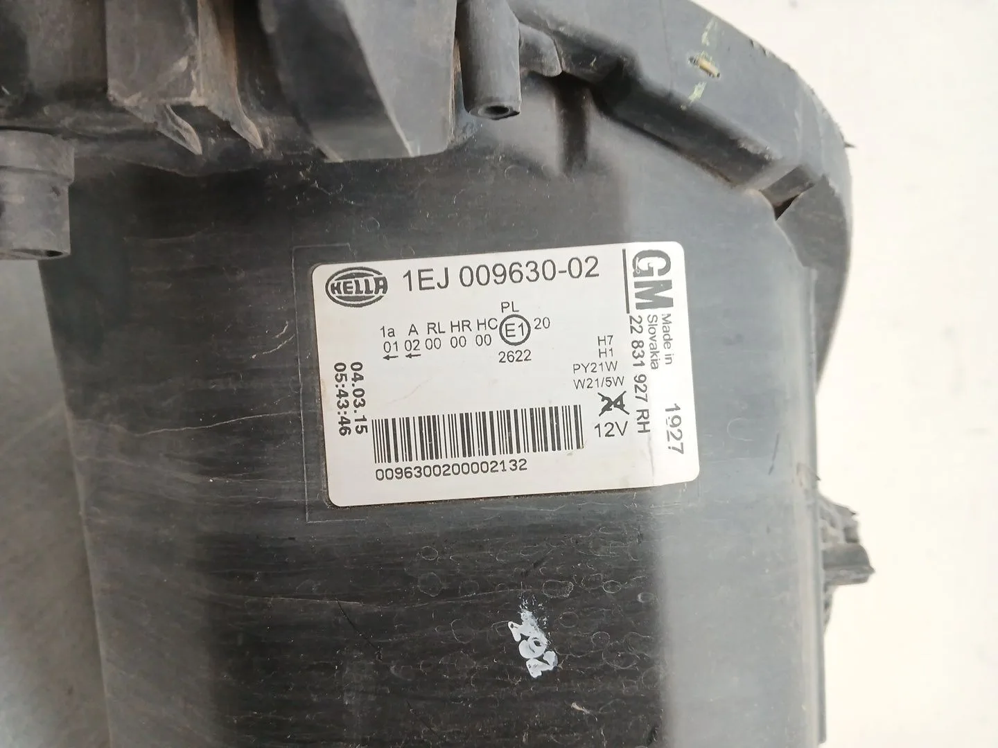 Faro Derecho para Opel Insignia Berlina