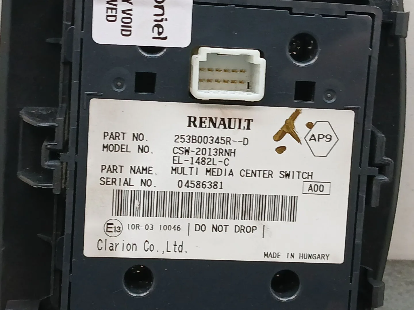 Mando Multifuncion para Renault Scenic Iii