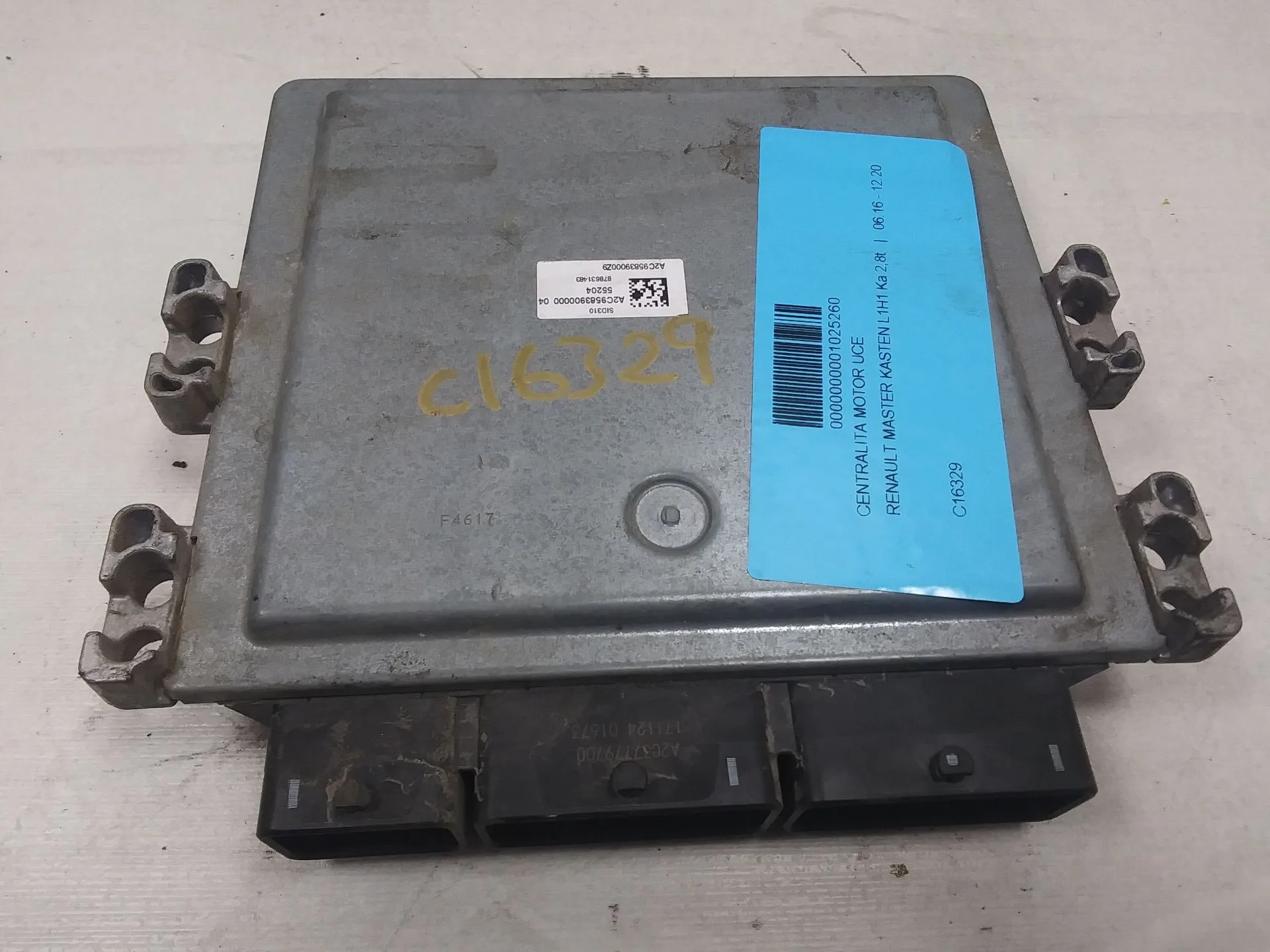 Centralita Motor Uce para Renault Master Kasten