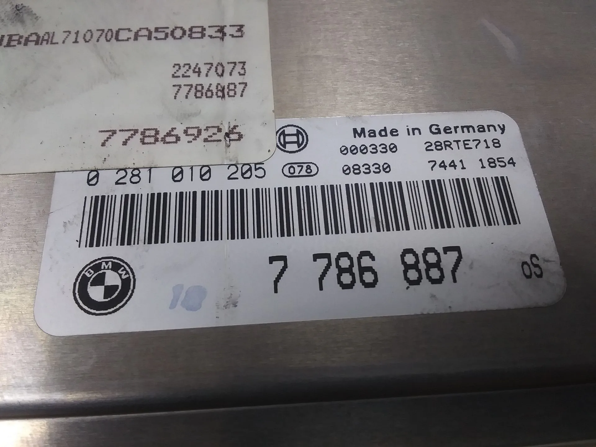 Centralita Motor Uce para Bmw Serie 3 Berlina (E46)