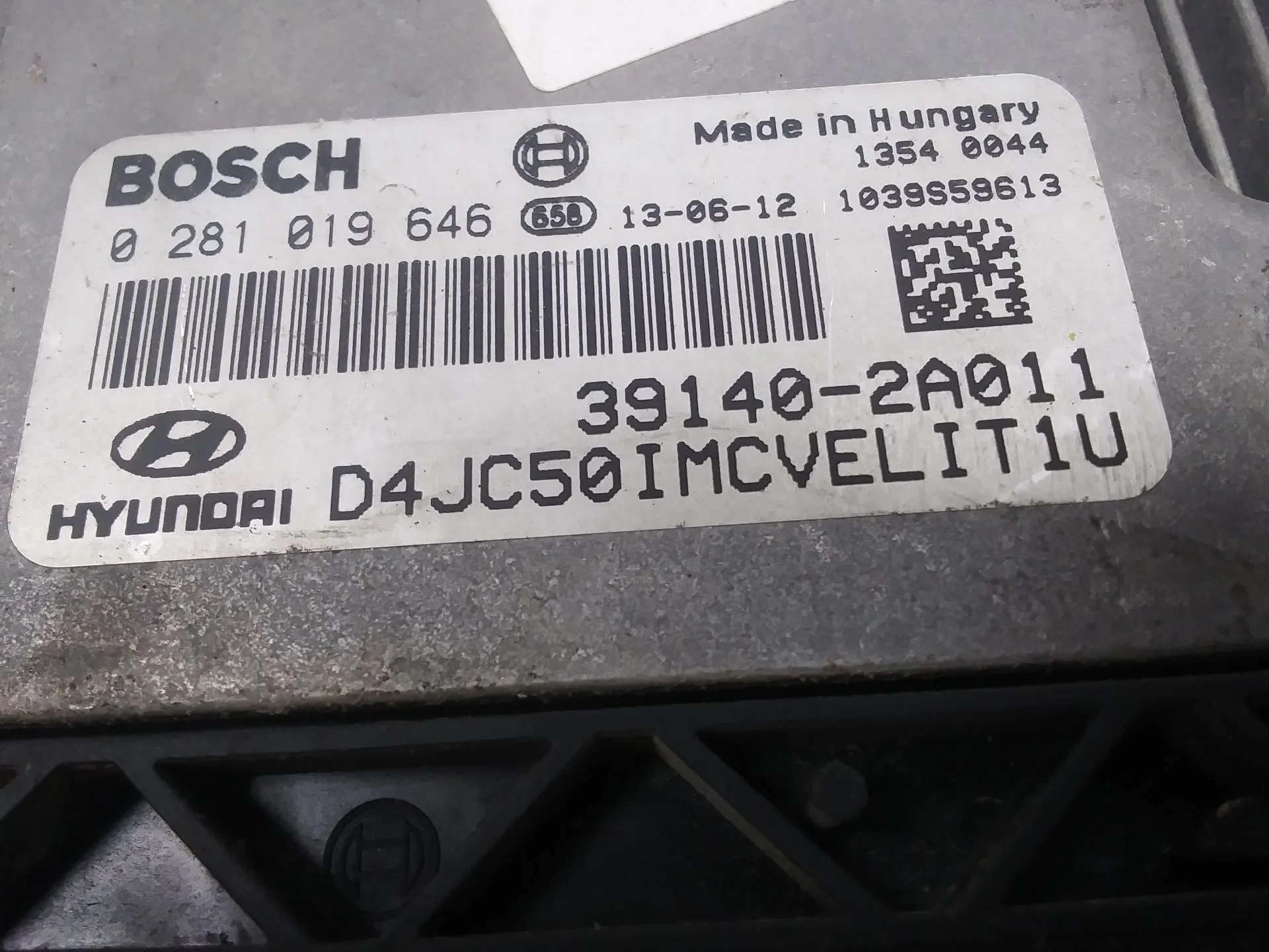 Centralita Motor Uce para Hyundai Ix20