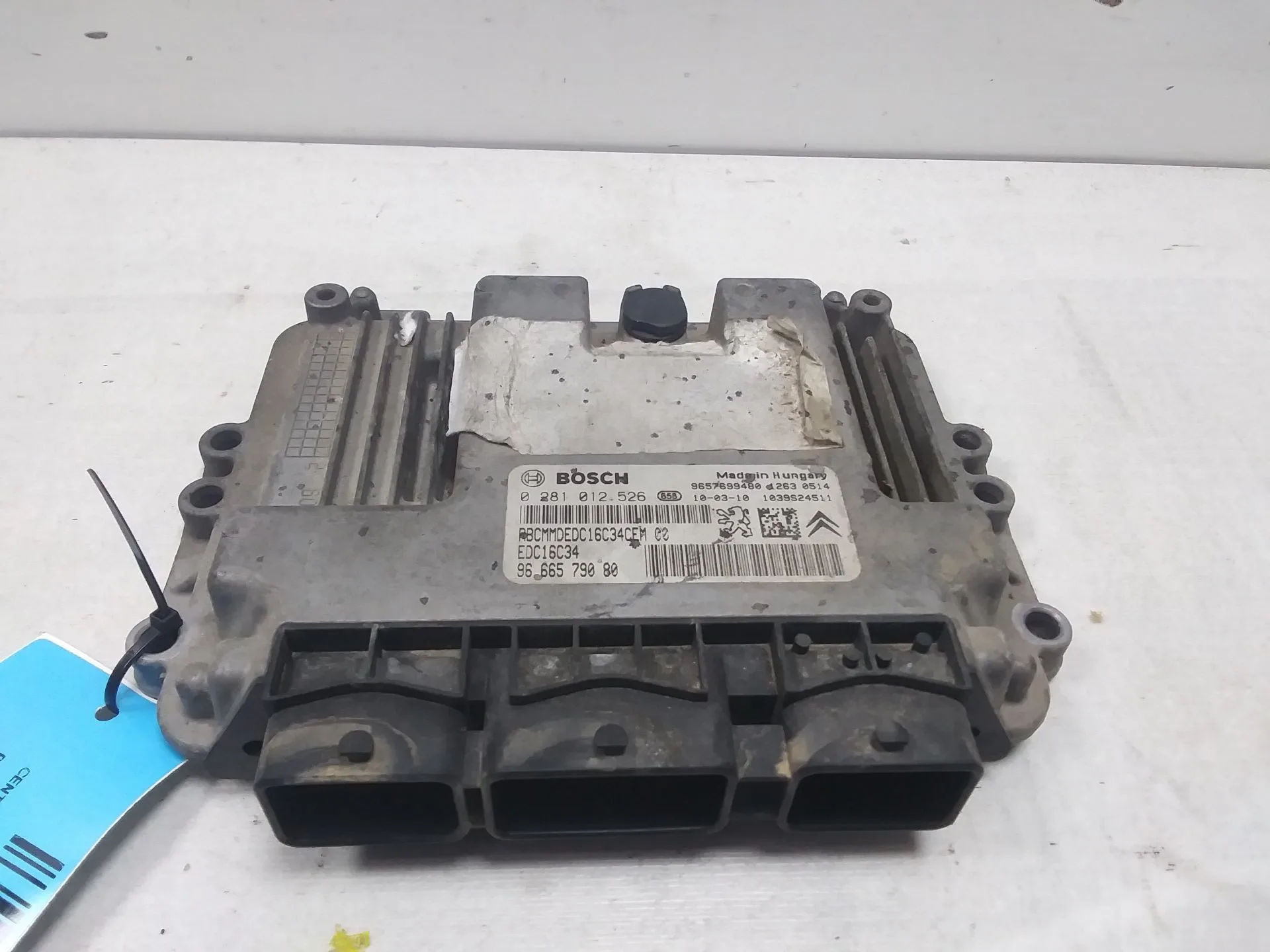 Centralita Motor Uce para Peugeot 206+