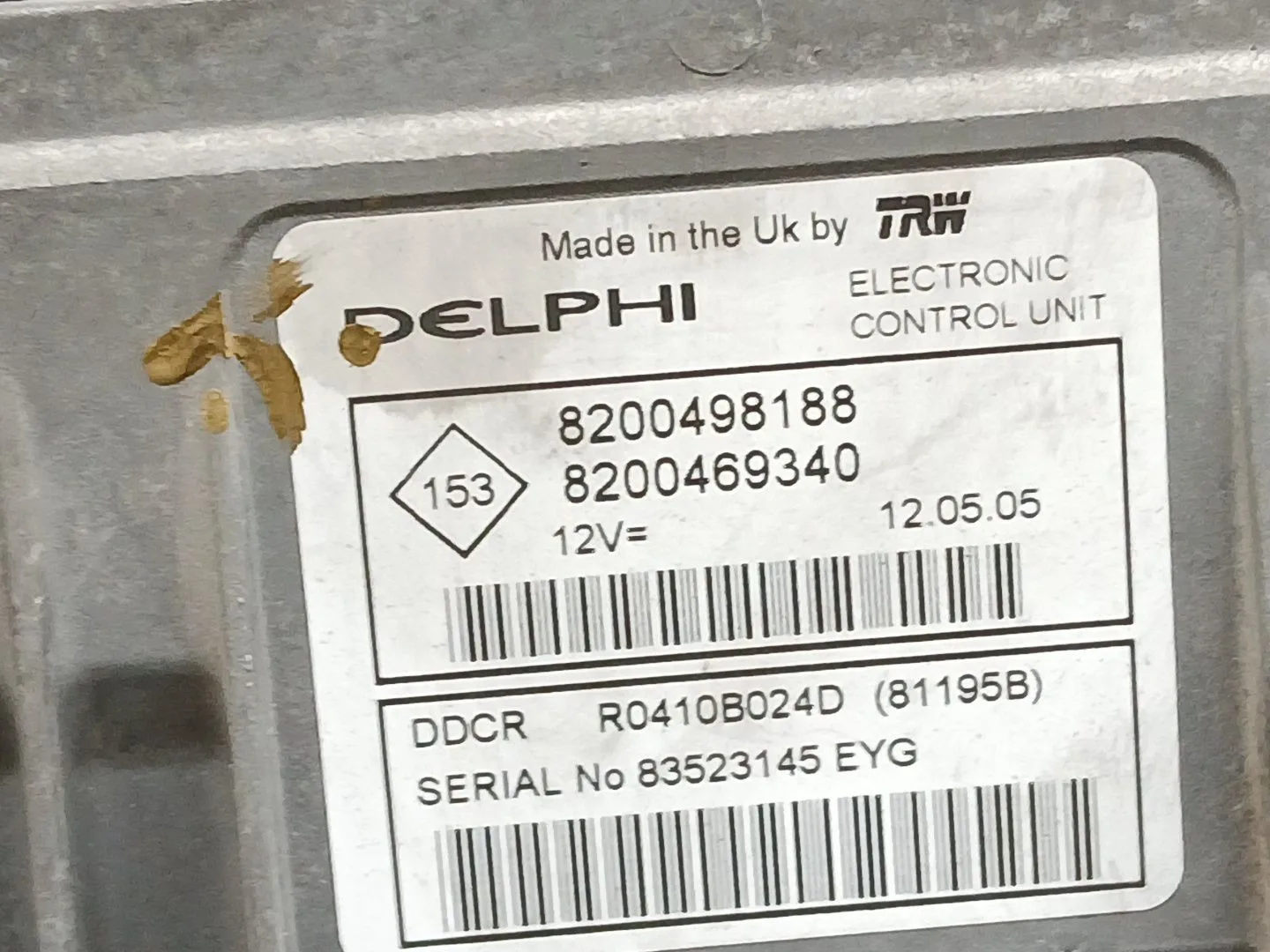 Centralita Motor Uce para Renault Megane Ii Berlina 3P