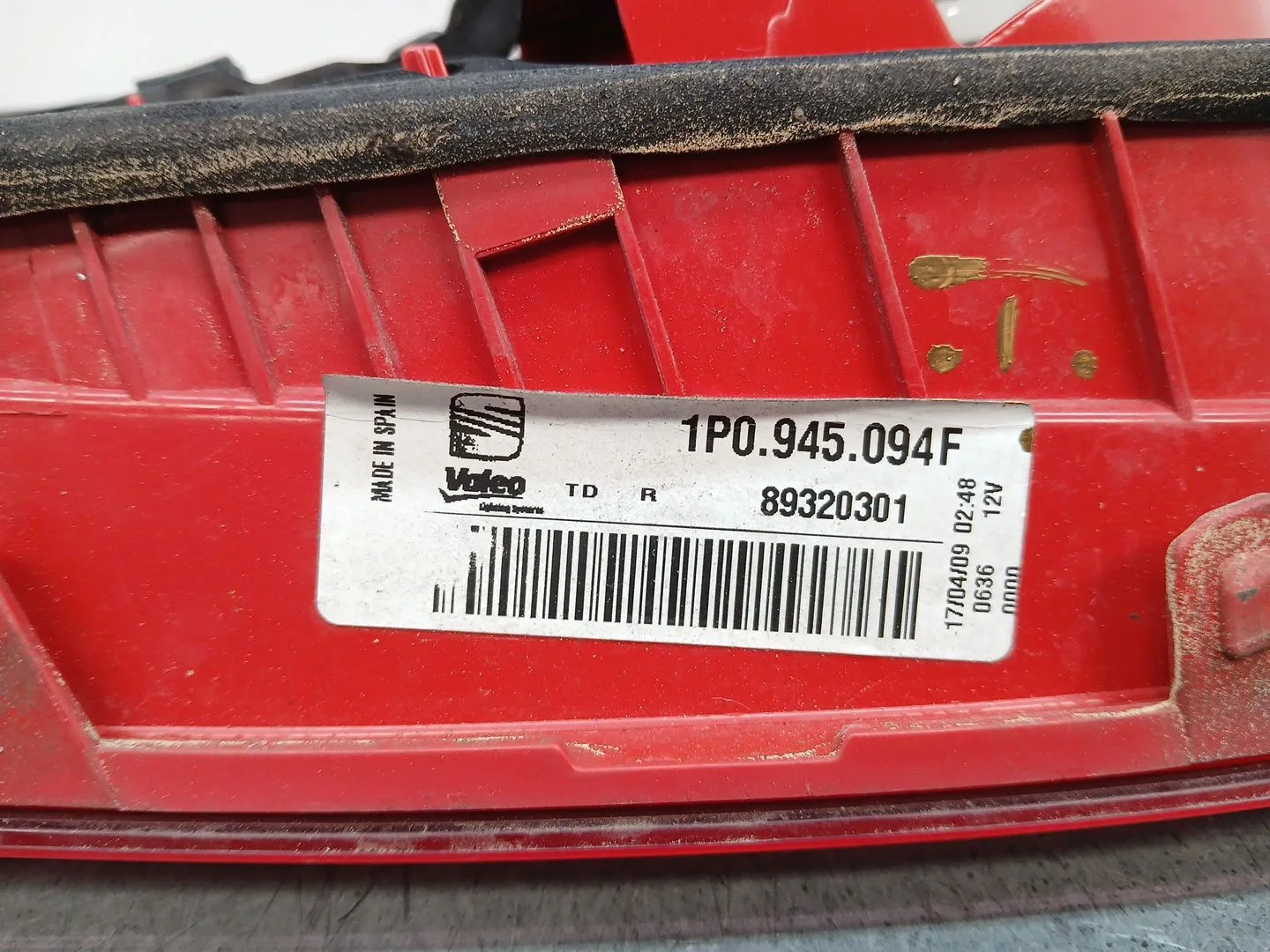 Piloto Trasero Derecho Interior para Seat Leon (1P1)