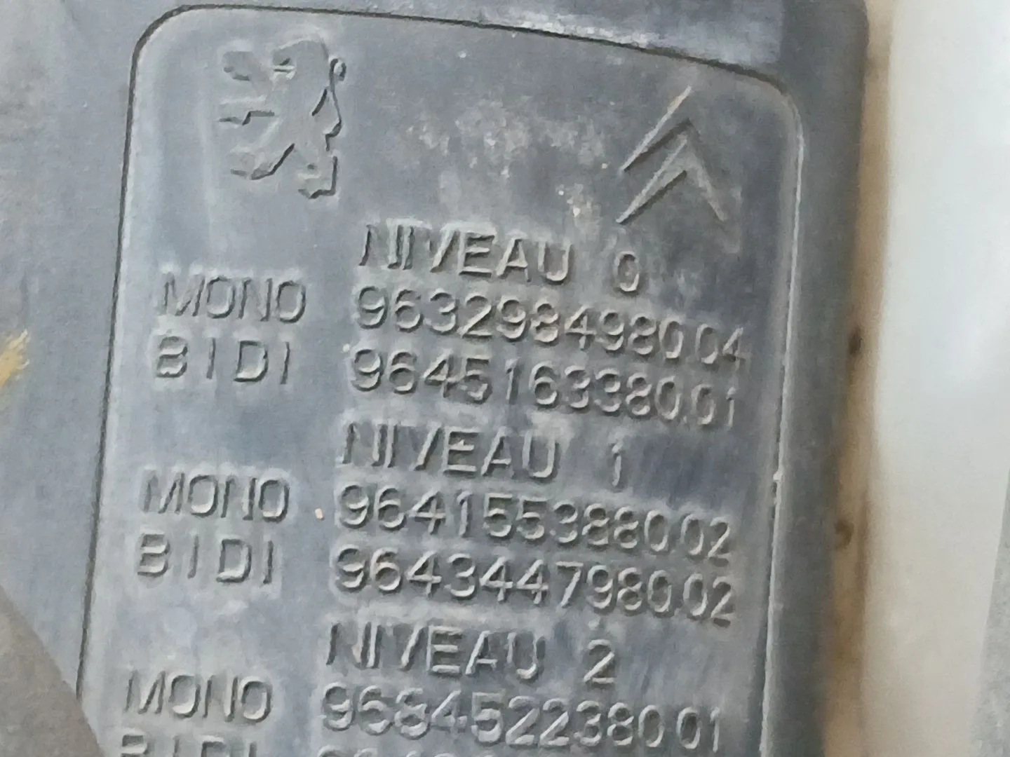 Deposito Limpia para Citroën Berlingo Station Wagon