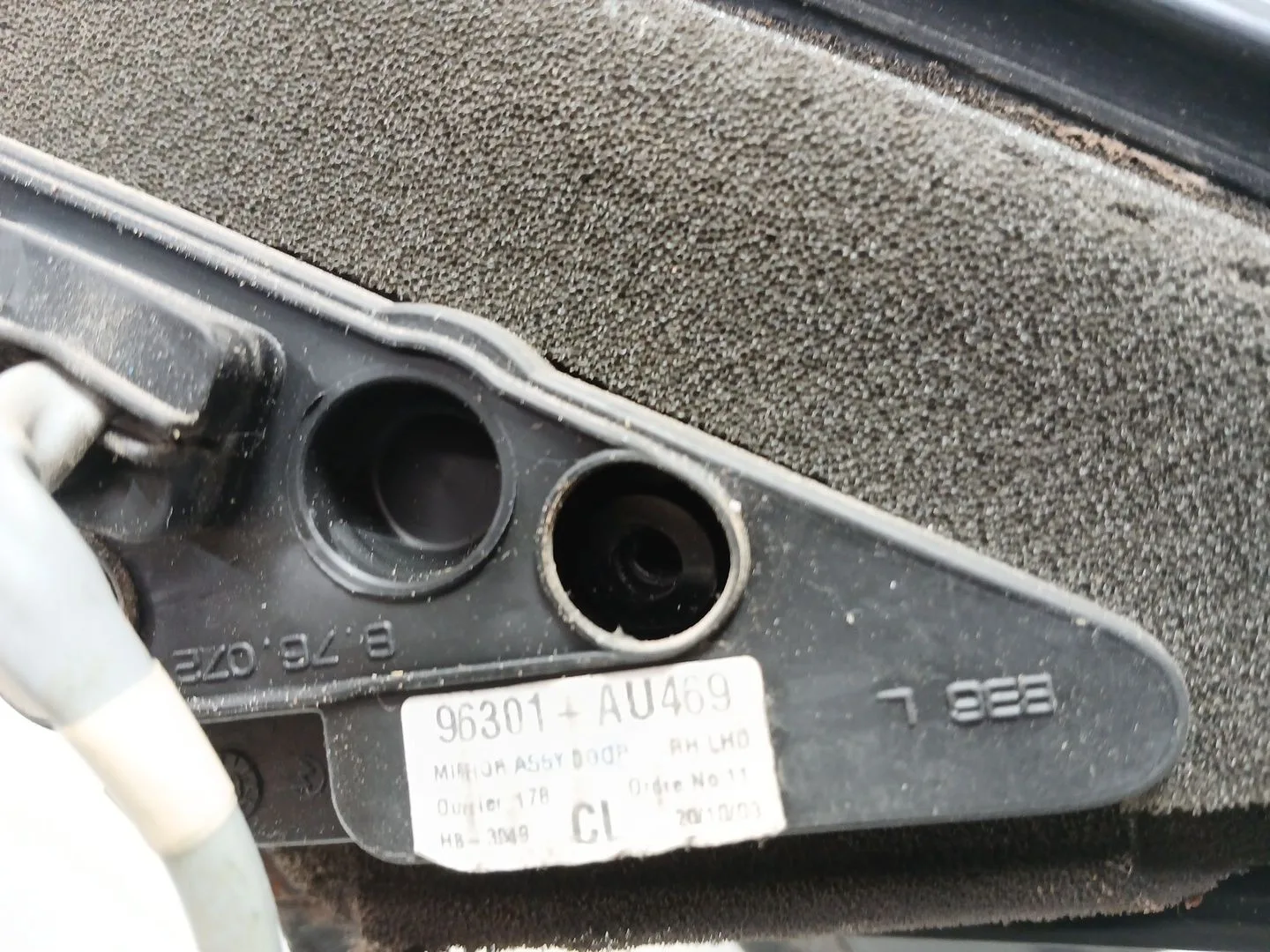 Retrovisor Derecho para Nissan Primera (P12)