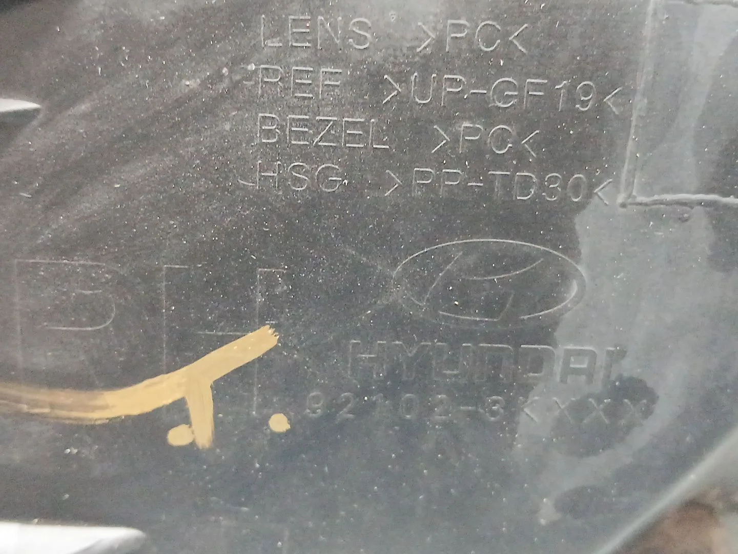 Faro Derecho para Hyundai Sonata (Nf)