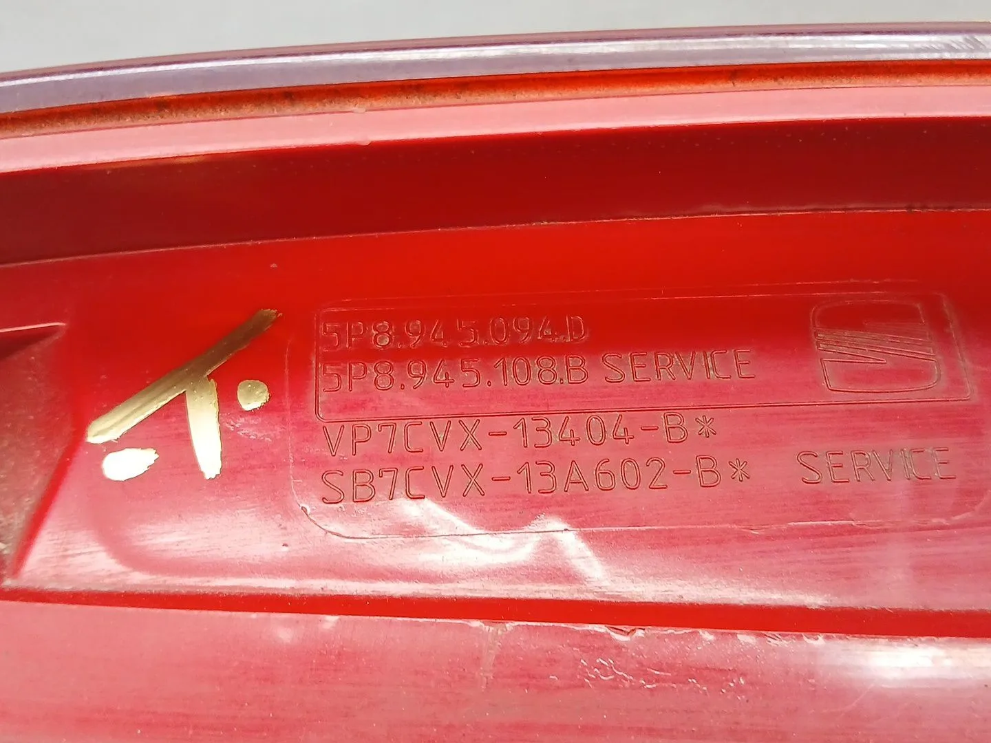 Piloto Trasero Derecho Interior para Seat Altea Xl (5P5, 5P8)