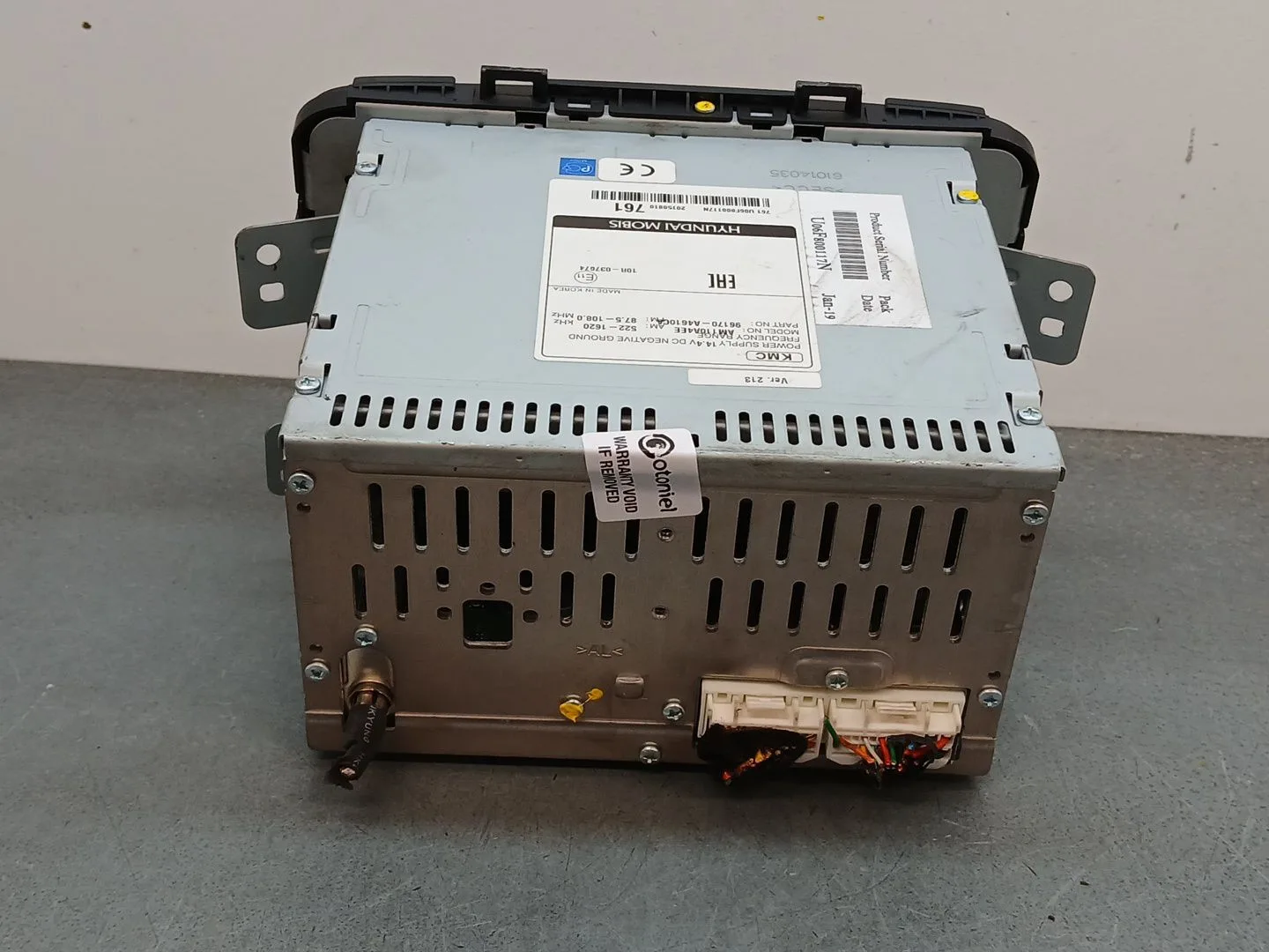 Sistema Audio / Radio Cd para Kia Carens Iv