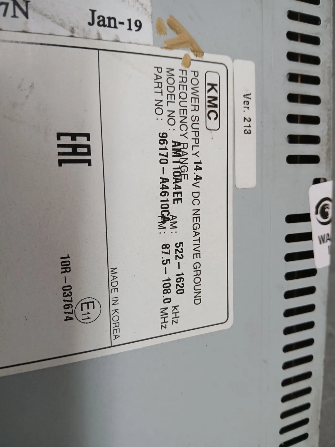 Sistema Audio / Radio Cd para Kia Carens Iv