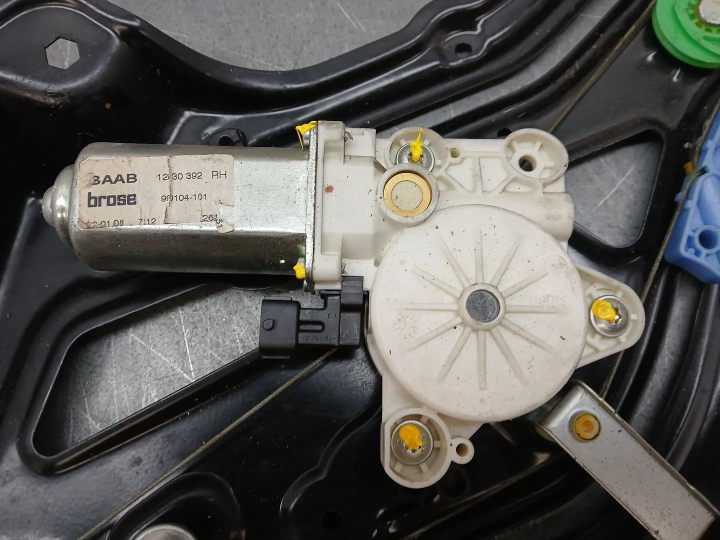 Elevalunas Trasero Derecho para Saab 9-3 Descapotable (Ys3F)