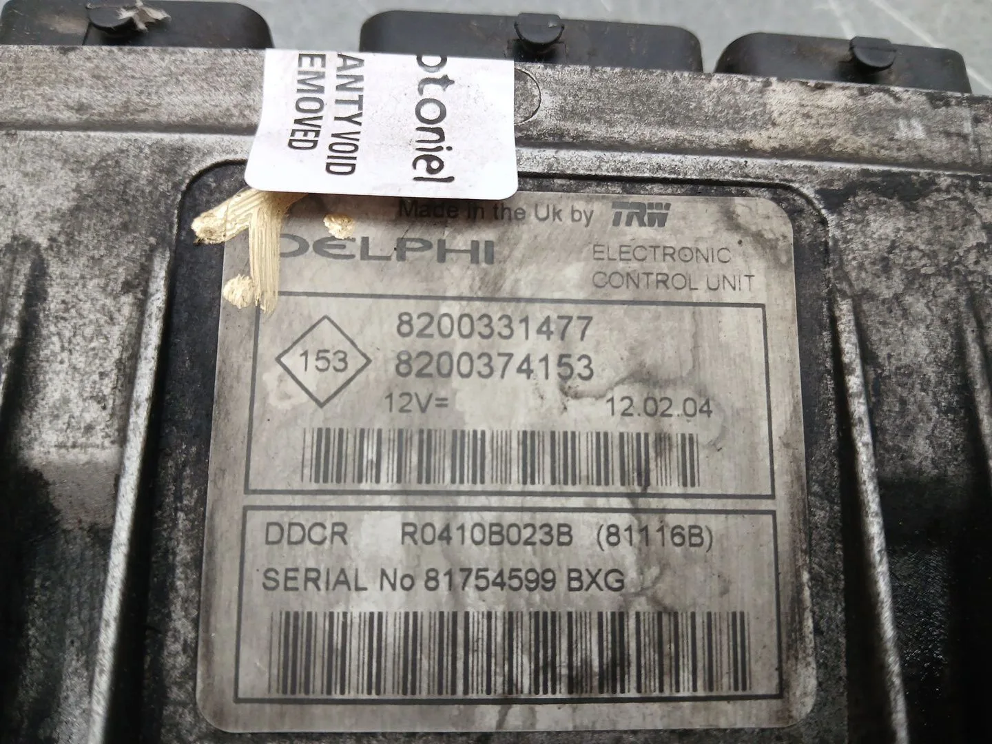 Centralita Motor Uce para Renault Clio Ii (Bb_, Cb_)