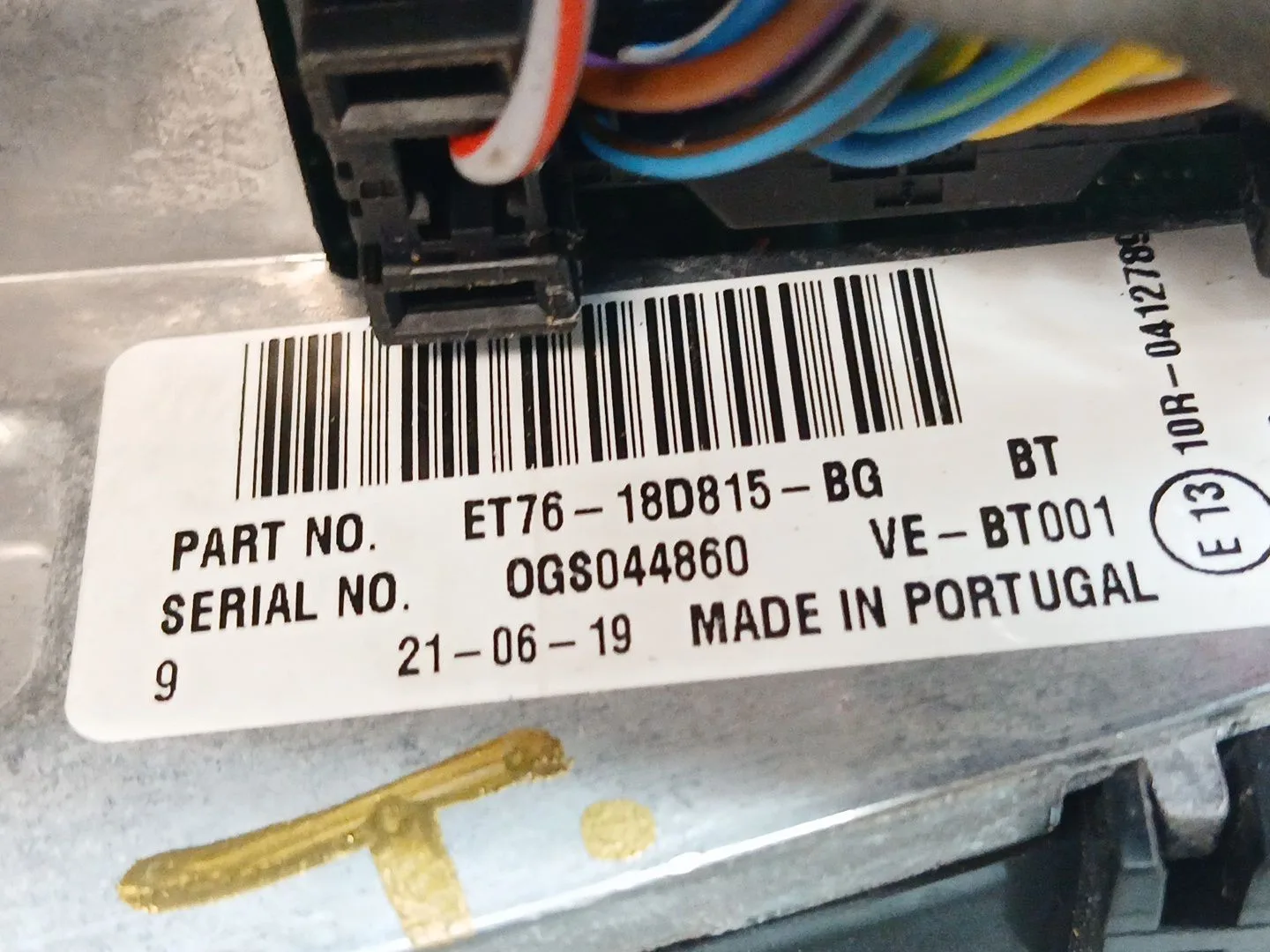 Sistema Audio / Radio Cd para Ford Transit Courier