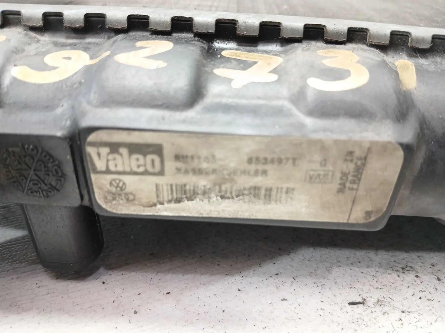 Radiador Agua para Audi A3 (8L1)