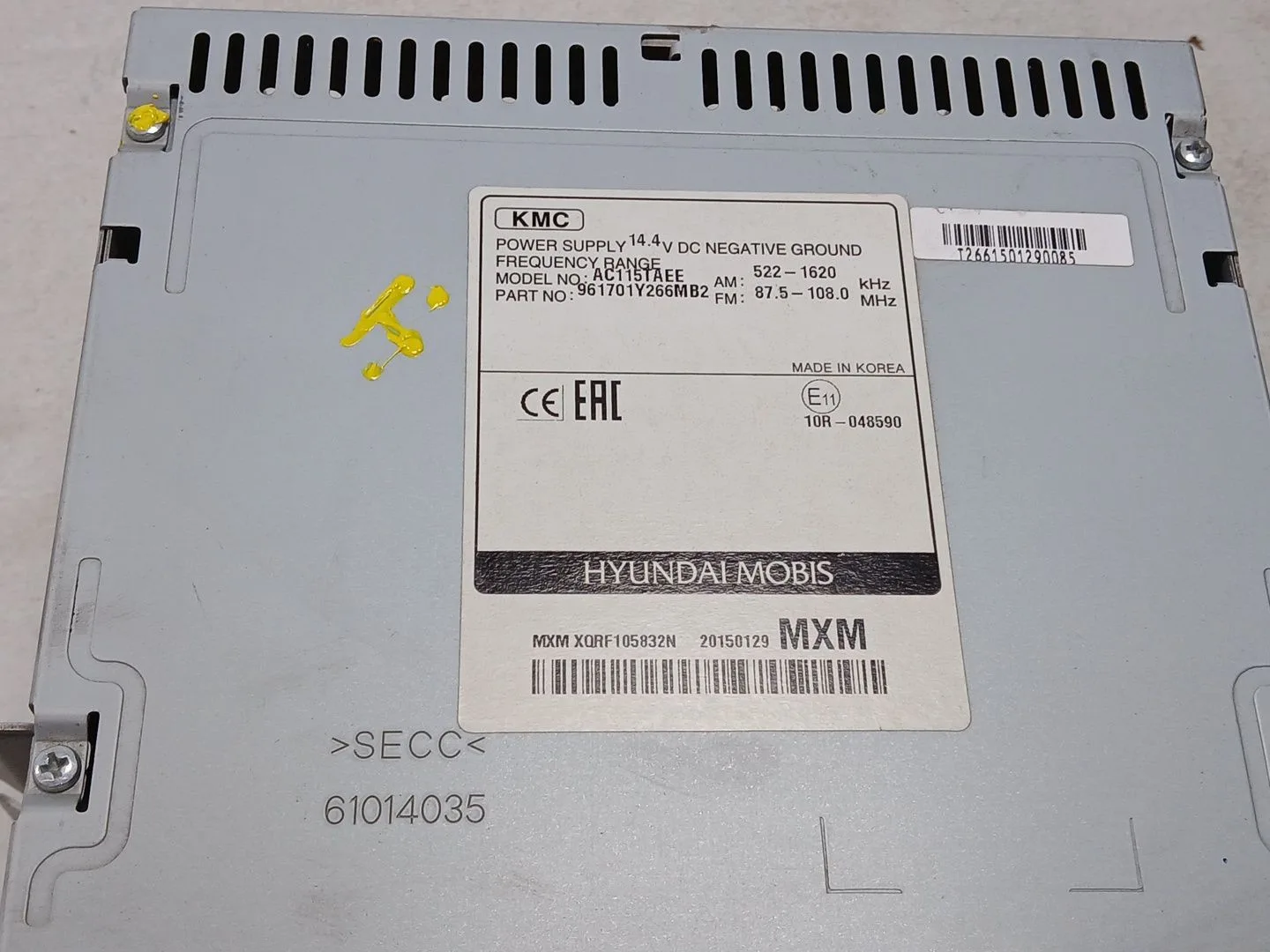 Sistema Audio / Radio Cd para Kia Picanto Ii (Ta)