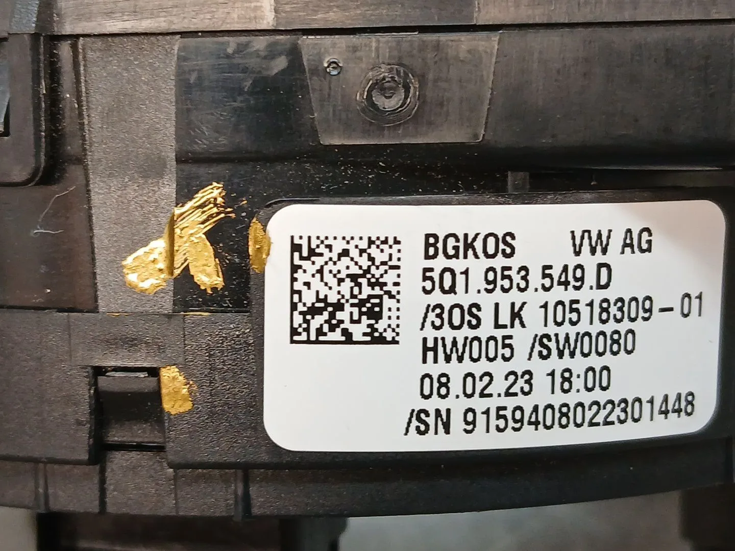 Anillo Airbag para Audi A1 Sportback (Gba)