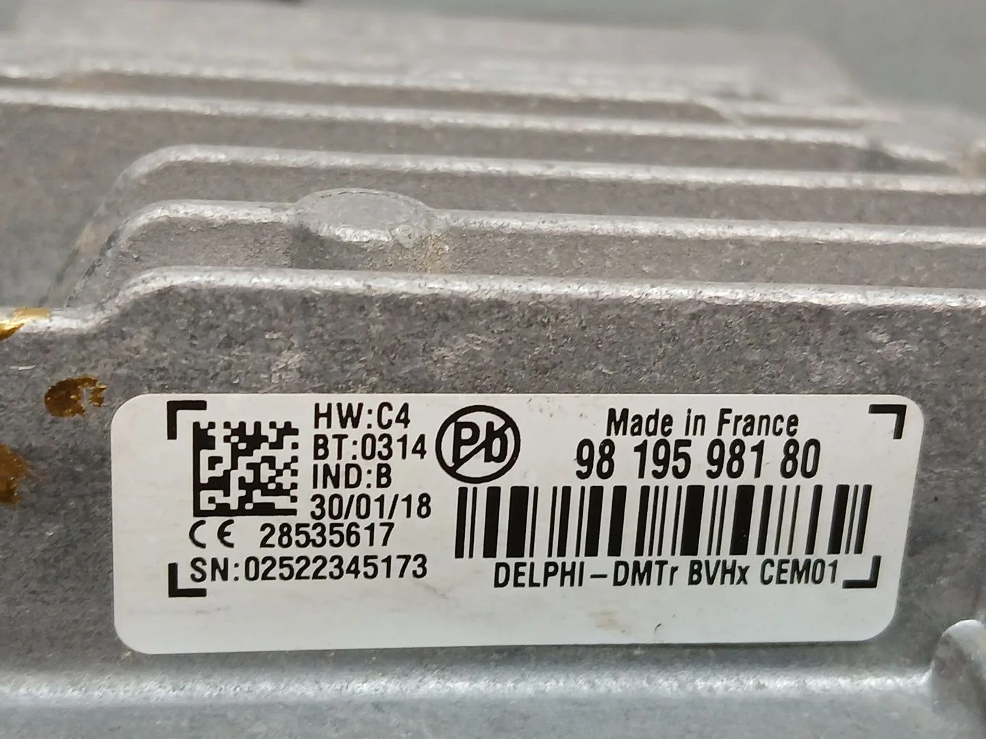 Modulo Electronico para Citroën C4 Picasso