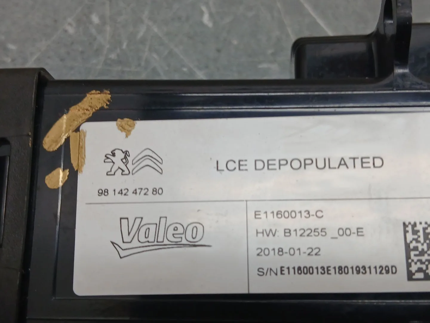 Conmutador De Arranque para Citroën C4 Picasso