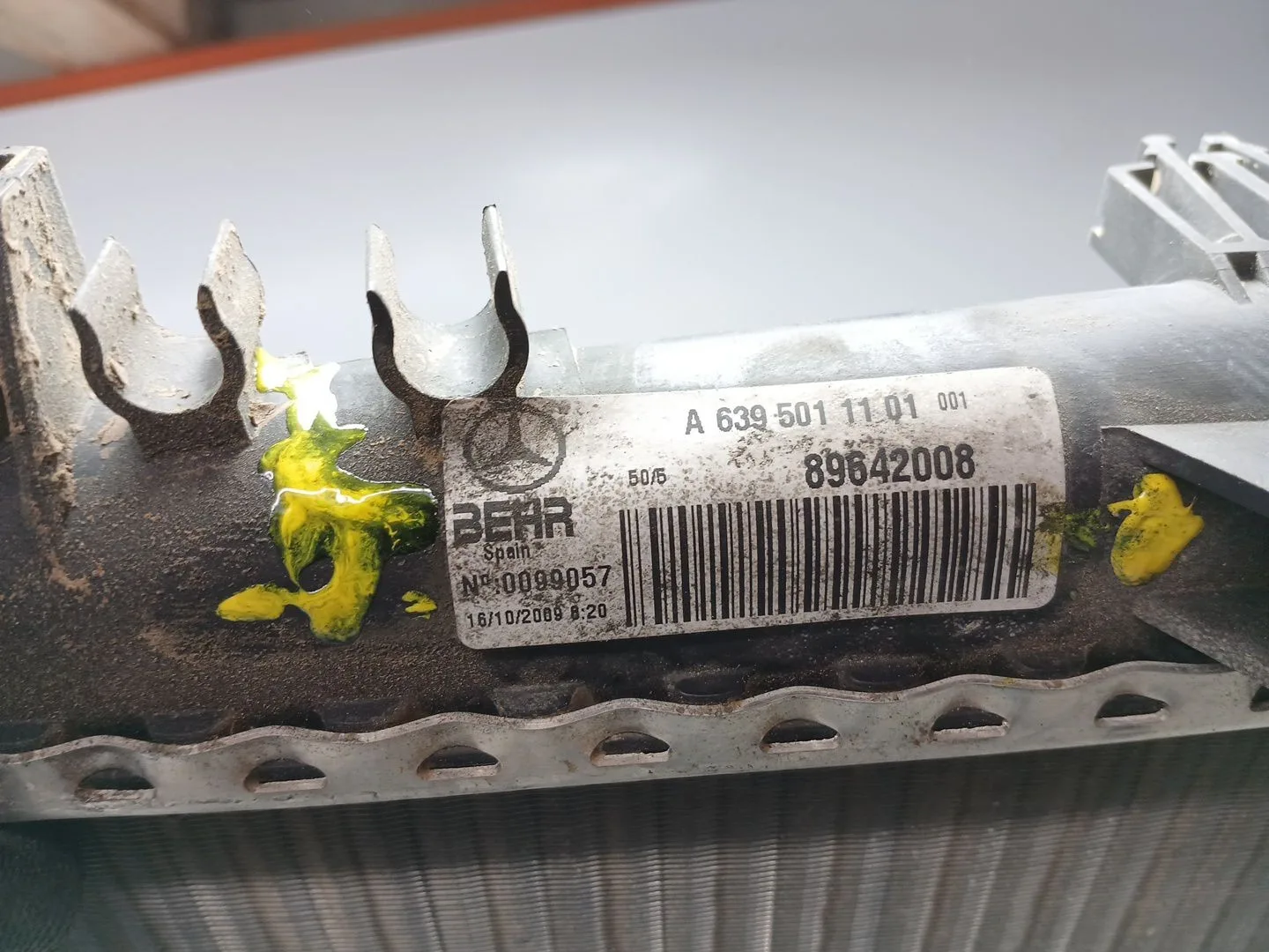 Radiador Agua para Mercedes-Benz Vito Caja Cerrada 6.03 ->