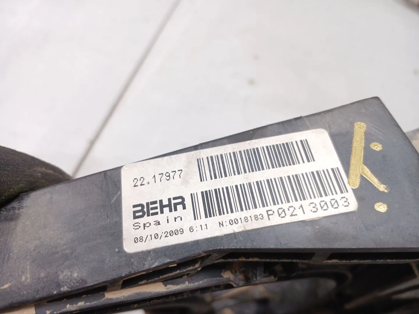 Electroventilador Radiador Aire Acondicionado para Mercedes-Benz Vito Caja Cerrada 6.03 ->
