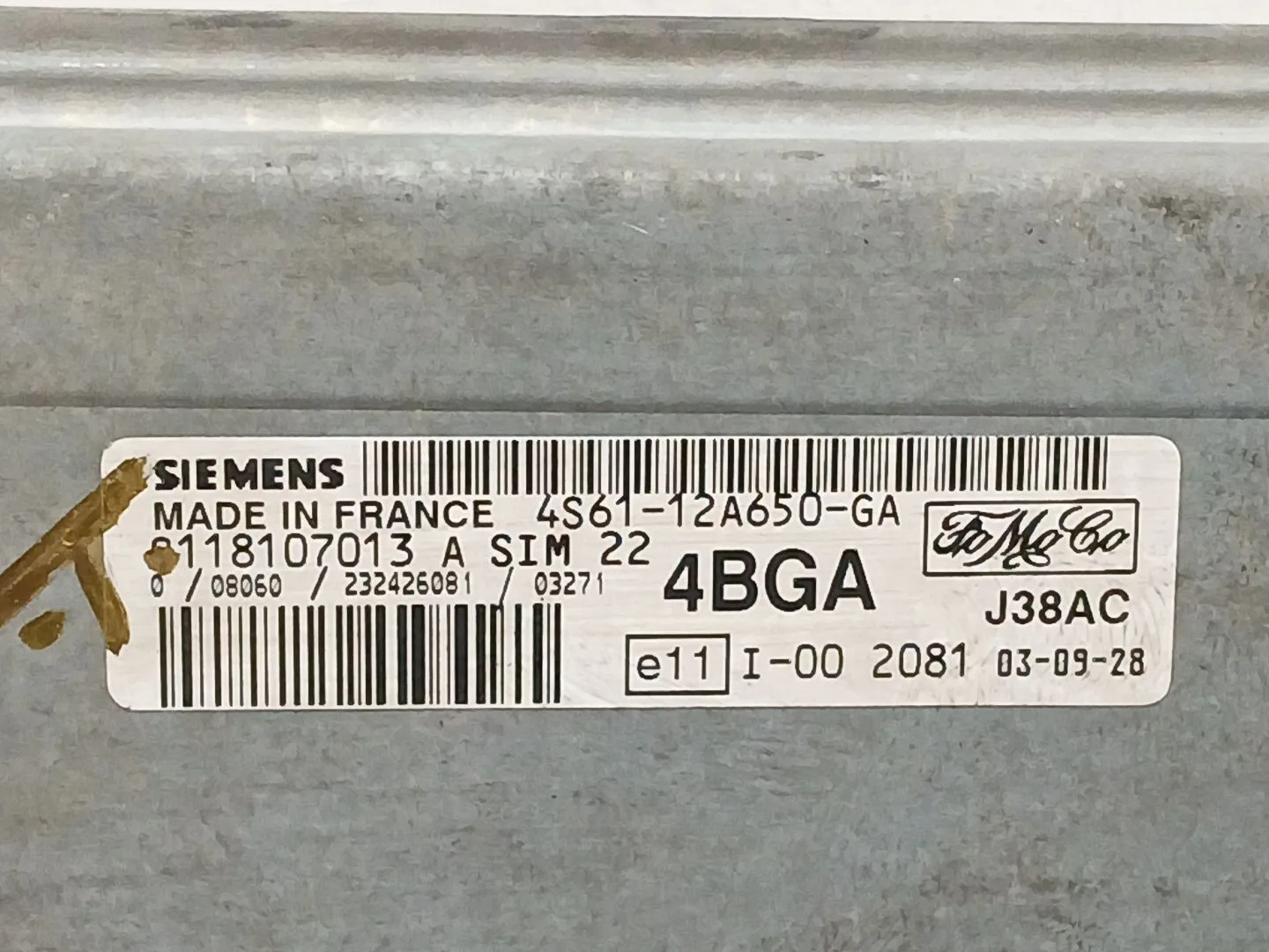 Centralita Motor Uce para Ford Fiesta V (Jh_, Jd_)