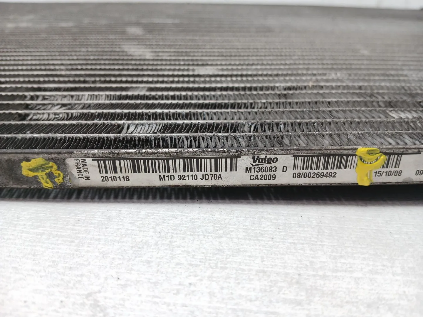 Condensador / Radiador Aire Acondicionado para Nissan Qashqai (J10)