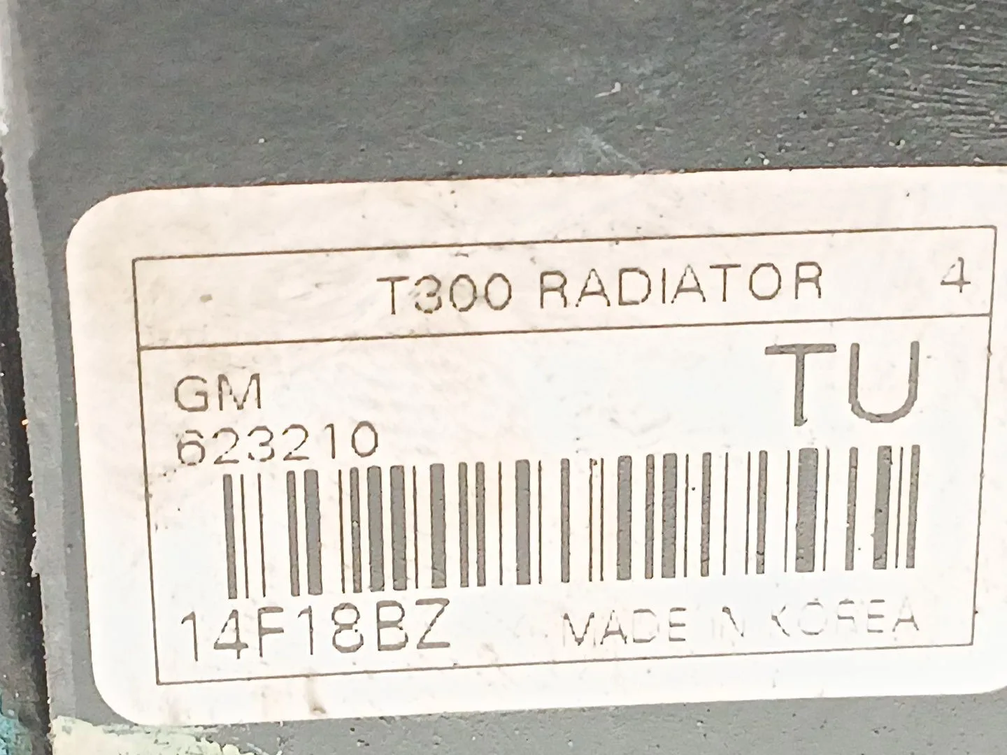 Radiador Agua para Opel Mokka