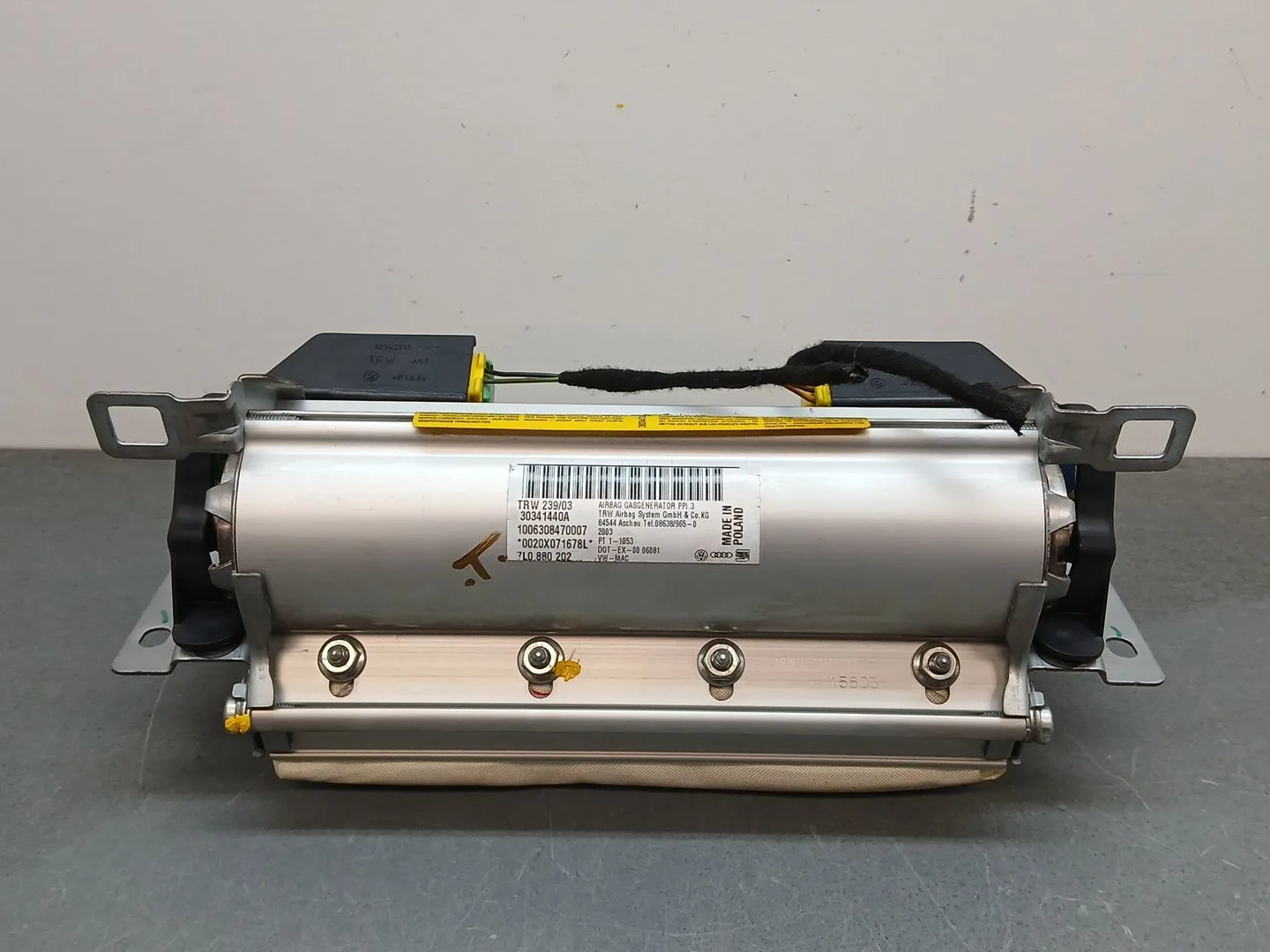 Airbag Delantero Derecho para Volkswagen Touareg (7La)
