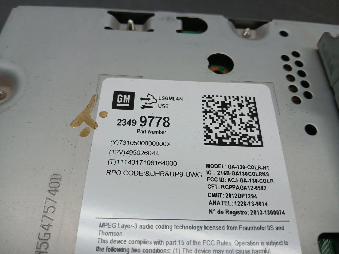 Sistema Navegacion Gps para Opel Mokka