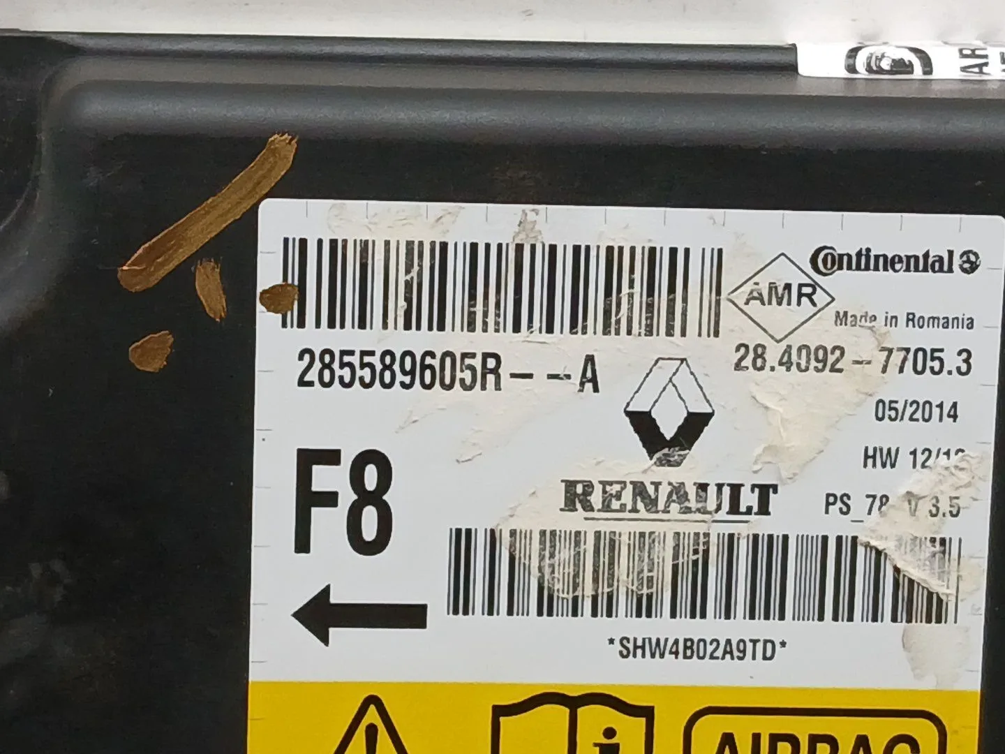 Centralita Airbag para Renault Scenic Iii