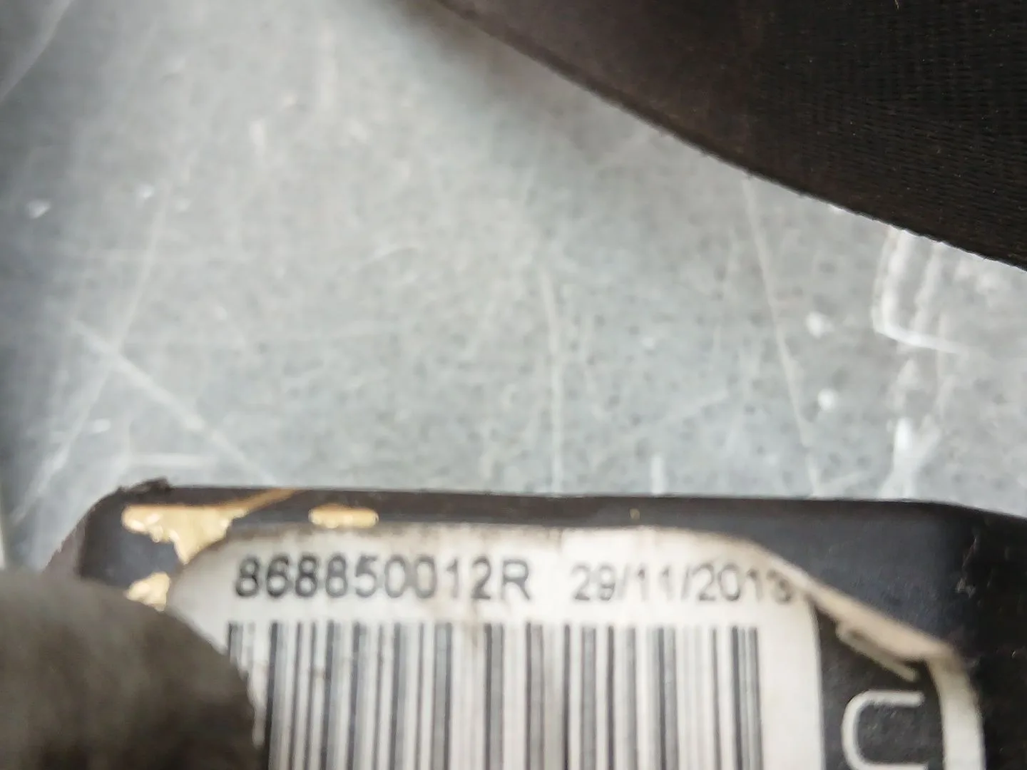 Cinturon Seguridad Delantero Izquierdo para Renault Scenic Iii