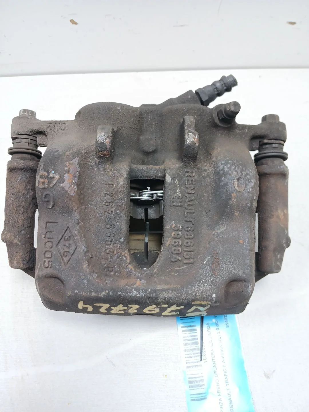 Pinza Freno Delantera Izquierda para Renault Trafic Ii Autobus (Jl)