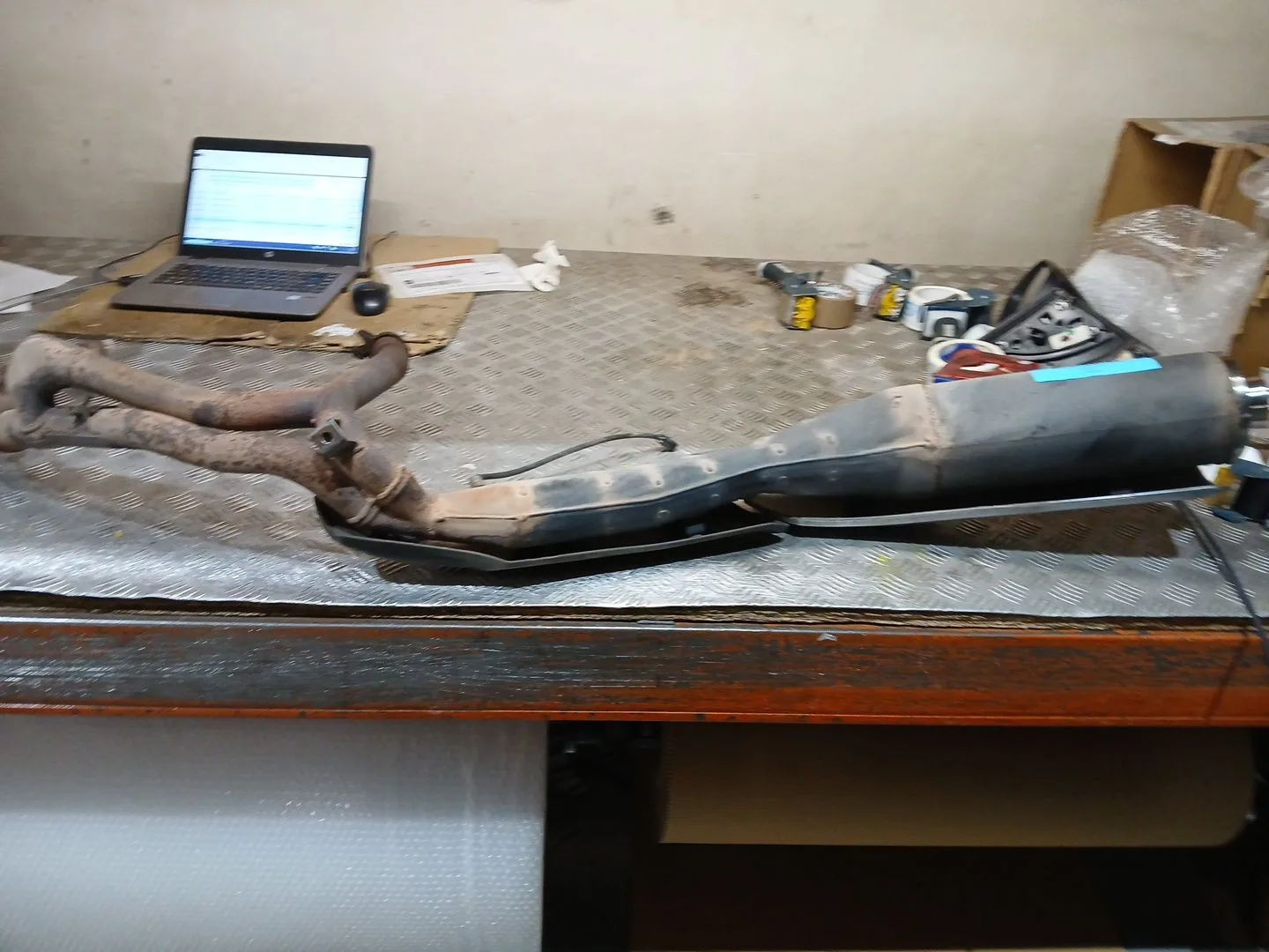 Tubo Escape Trasero para Suzuki Dl