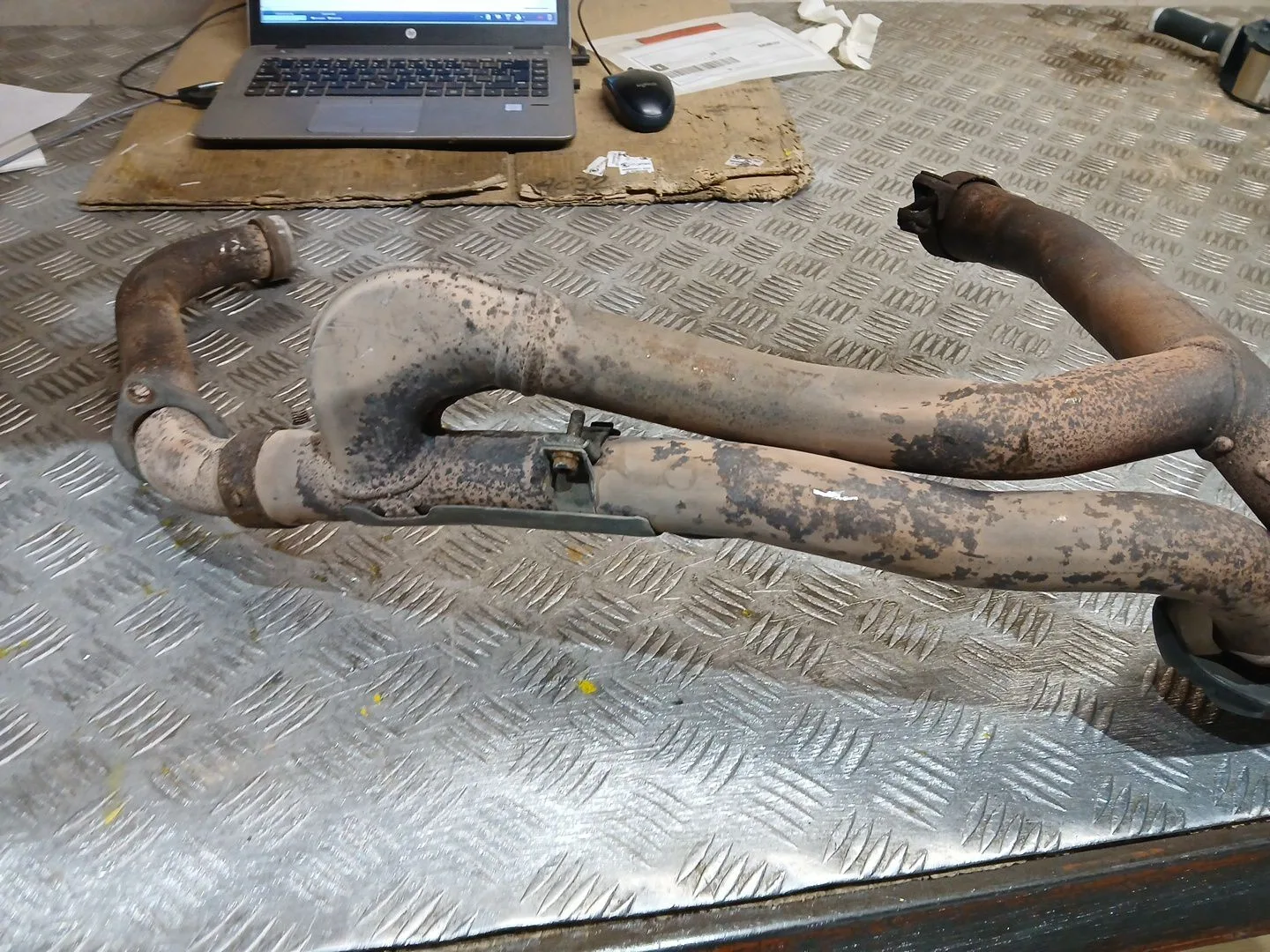 Tubo Escape Trasero para Suzuki Dl