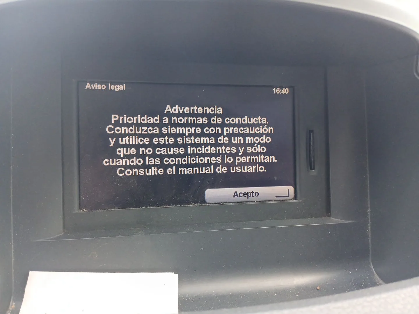 Pantalla Multifuncion para Renault Koleos I (Hy_)