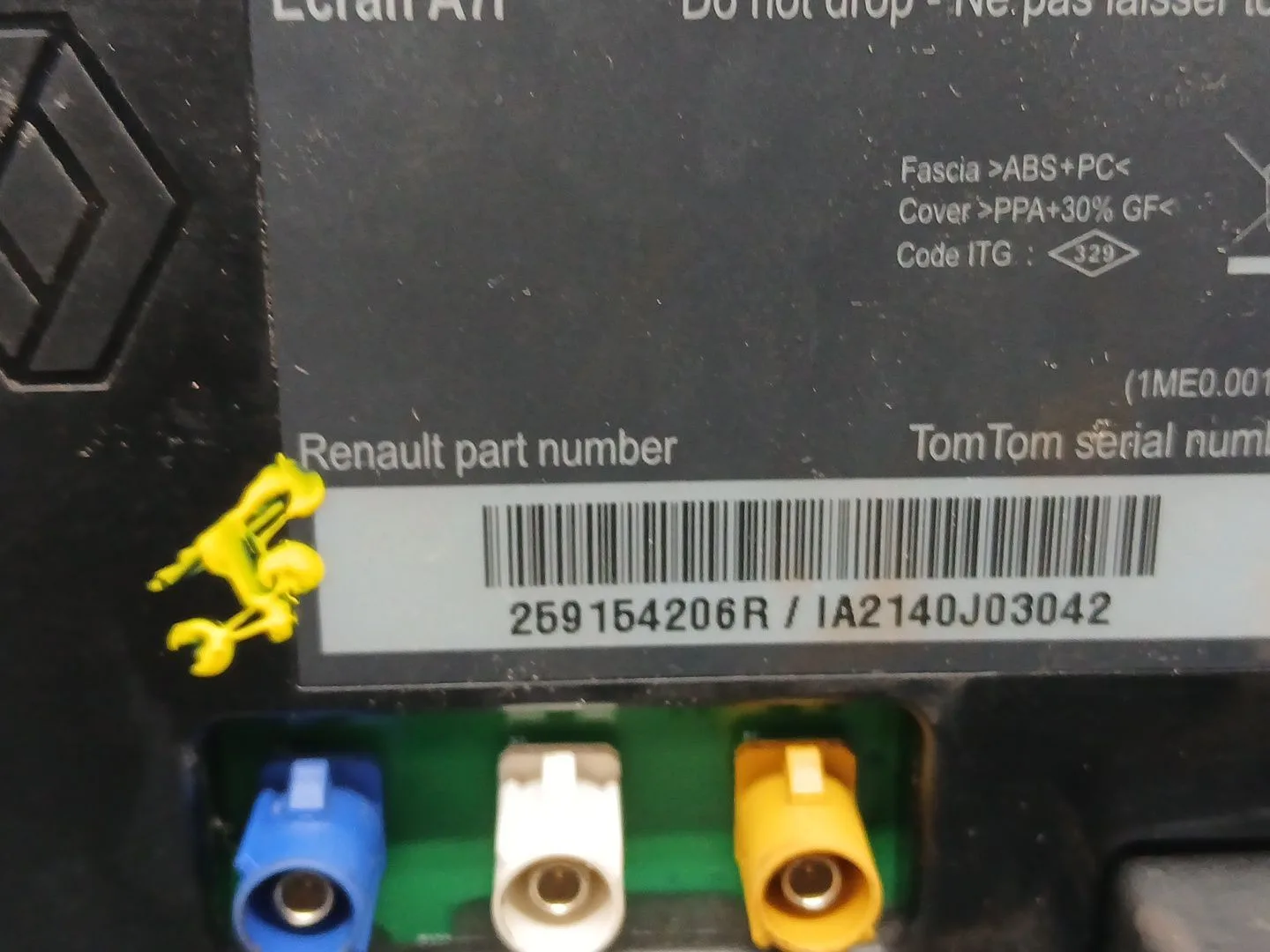 Pantalla Multifuncion para Renault Koleos I (Hy_)