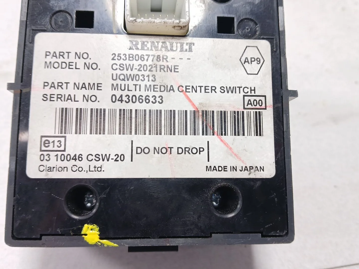 Mando Multifuncion para Renault Koleos I (Hy_)