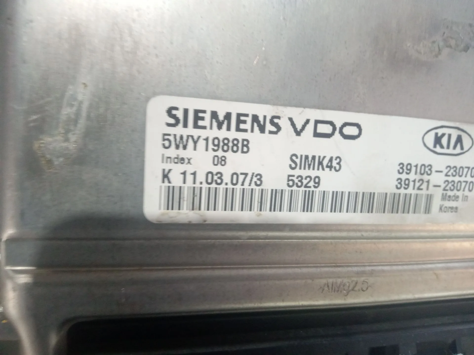 Centralita Motor Uce para Kia Sportage