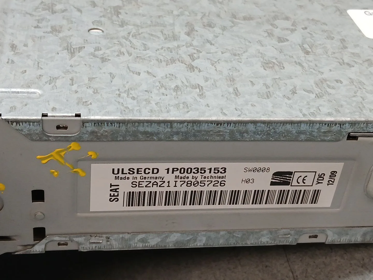 Sistema Audio / Radio Cd para Seat Leon (1P1)