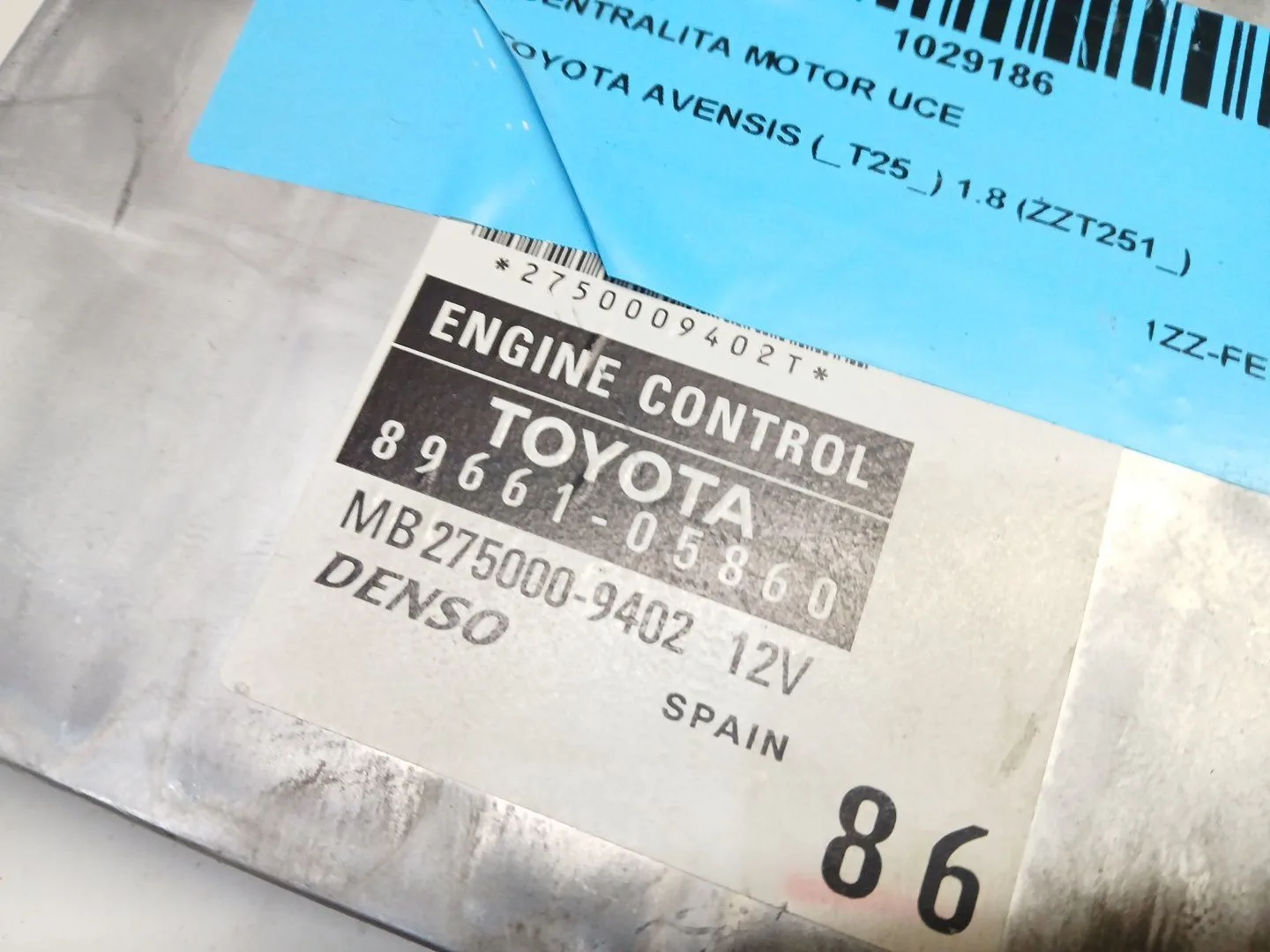 Centralita Motor Uce para Toyota Avensis (_T25_)