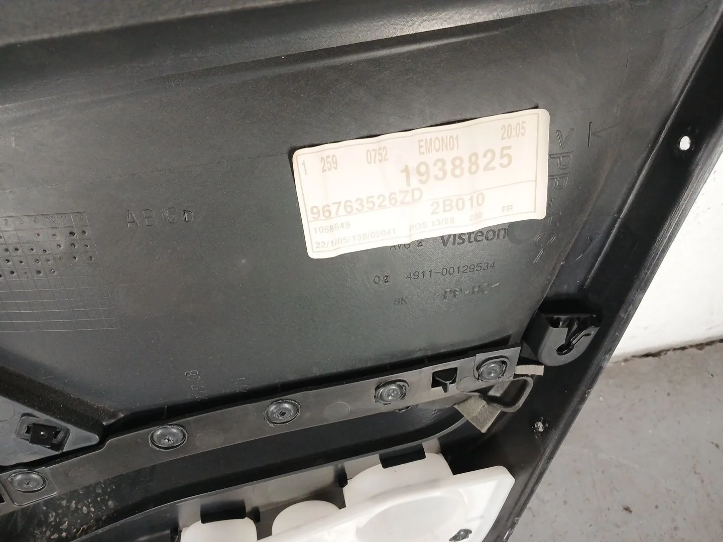 Guarnecido Puerta Delantera Izquierda para Peugeot 208 I (Ca_, Cc_)